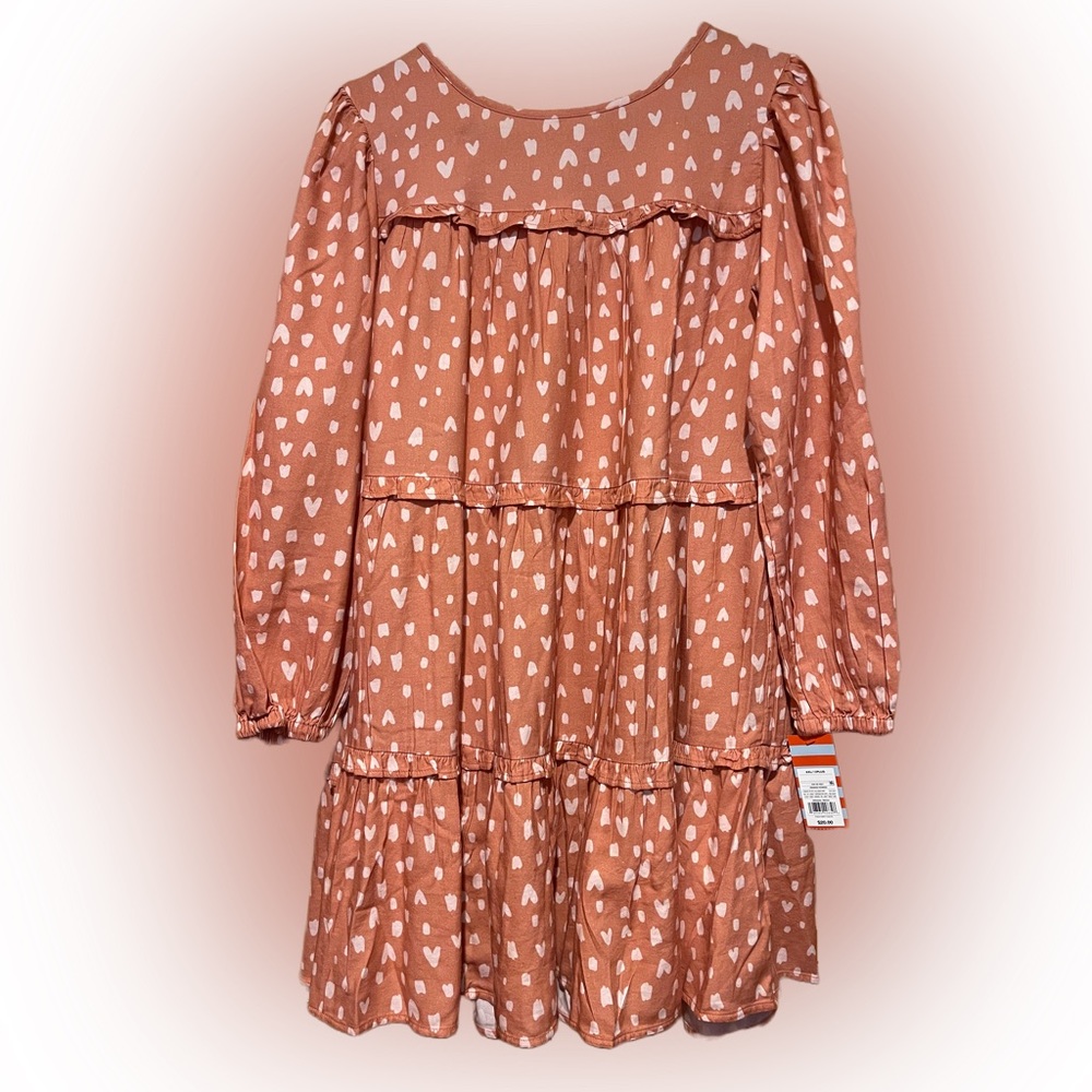 Cat and Jack Girls Long Sleeve Dress, Girls plus size